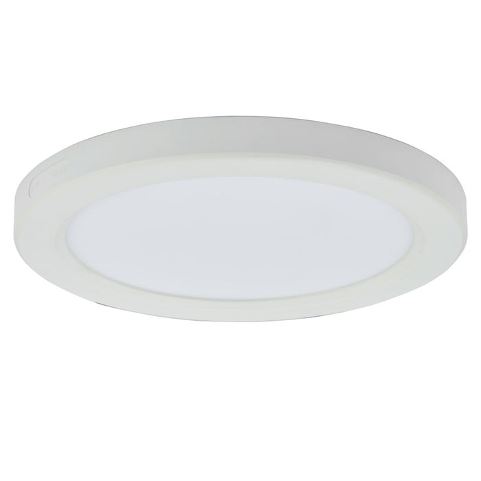 Abra Lighting Trix 1 Light 7.25" Slim Disc Flushmount, White