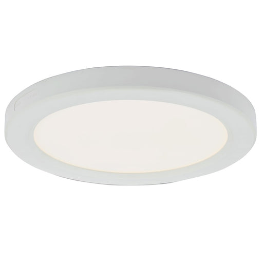 Abra Lighting Trix 1 Light 7.25" Slim Disc Flushmount, White