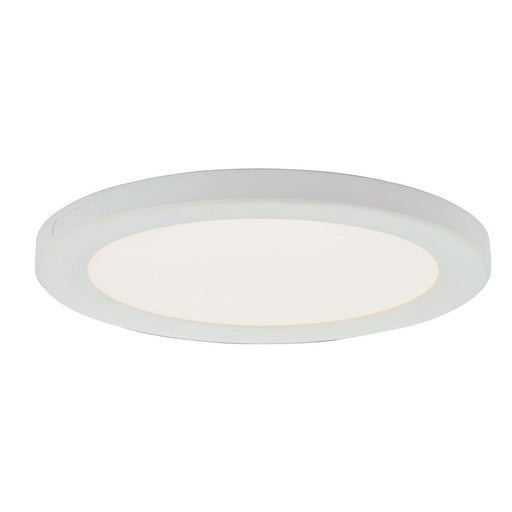 Abra Lighting Trix 1 Light 9" Slim Disc Flushmount, White