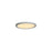 Abra Lighting Trix 1 Light 12" Slim Disc Flushmount, White