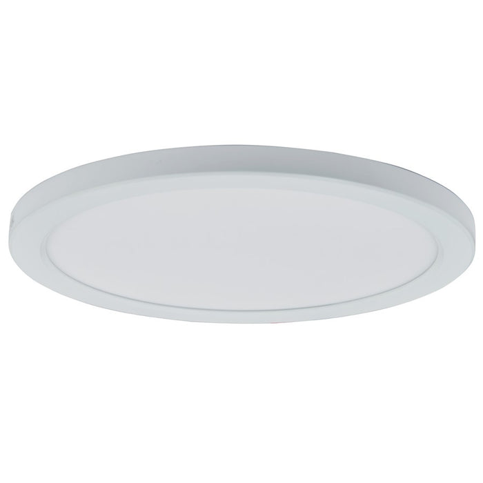Abra Lighting Trix 1 Light 12" Slim Disc Flushmount, White
