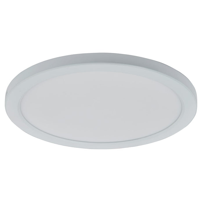 Abra Lighting Trix 1 Light 12" Slim Disc Flushmount, White