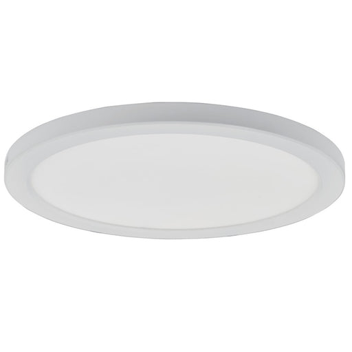 Abra Lighting Trix 1 Light 12" Slim Disc Flushmount, White