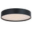 Abra Lighting Snare 1 Light 14" Metal Cylinder/Frost Flush, BK