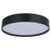 Abra Lighting Snare 1 Light 14" Metal Cylinder/Frost Flush, BK
