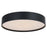 Abra Lighting Snare 1 Light 14" Metal Cylinder/Frost Flush, BK