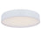 Abra Lighting Snare 1 Light 14" Metal Cylinder/Frost Flush, White