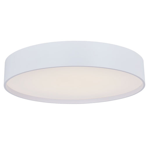 Abra Lighting Snare 1 Light 14" Metal Cylinder/Frost Flush, White
