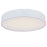 Abra Lighting Snare 1 Light 14" Metal Cylinder/Frost Flush, White