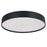 Abra Lighting Snare 1 Light 17" Metal Cylinder/Frost Flush, BK