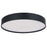 Abra Lighting Snare 1 Light 17" Metal Cylinder/Frost Flush, BK