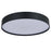 Abra Lighting Snare 1 Light 17" Metal Cylinder/Frost Flush, BK