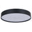 Abra Lighting Snare 1 Light 17" Metal Cylinder/Frost Flush, BK