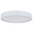 Abra Lighting Snare 1 Light 17" Metal Cylinder/Frost Flush, White