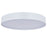 Abra Lighting Snare 1 Light 17" Metal Cylinder/Frost Flush, White