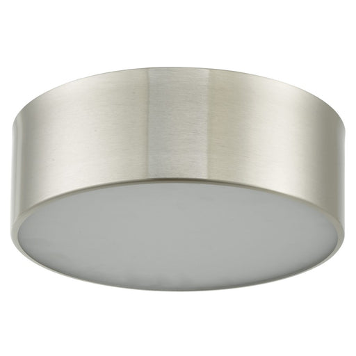 Abra Lighting Bongo 10" Metal Cylinder/Frost Flush, Nickel