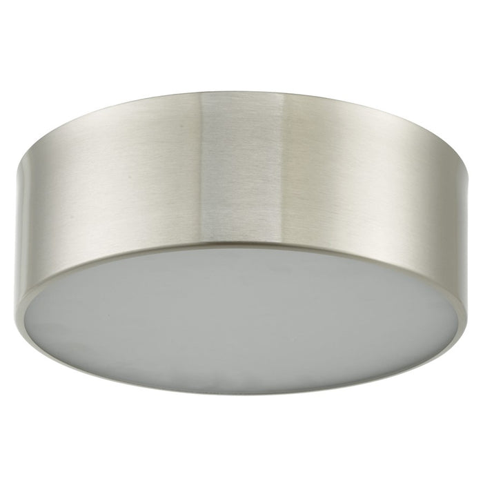 Abra Lighting Bongo 10" Metal Cylinder/Frost Flush, Nickel