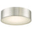 Abra Lighting Bongo 12" Metal Cylinder/Frost Flush, Nickel