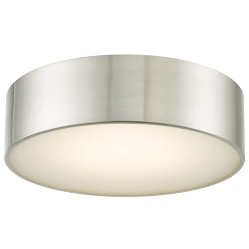 Abra Lighting Bongo 12" Metal Cylinder/Frost Flush, Nickel