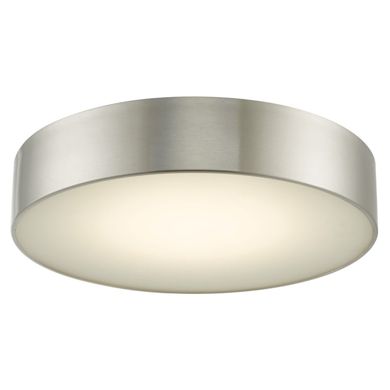 Abra Lighting Bongo 16" Metal Cylinder/Frost Flush, Nickel