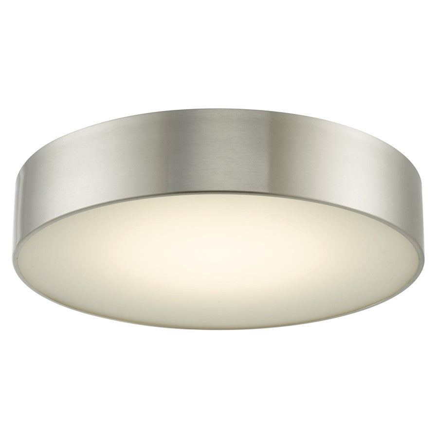 Abra Lighting Bongo 16" Metal Cylinder/Frost Flush, Nickel