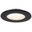 Abra Lighting Button 1 Light 4.5" Slim Disc Flushmount, Black