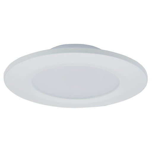Abra Lighting Button 1 Light 4.5" Slim Disc Flushmount, White