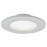 Abra Lighting Button 1 Light 4.5" Slim Disc Flushmount, White
