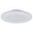 Abra Lighting Button 1 Light 4.5" Slim Disc Flushmount, White