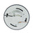 Abra Lighting Button 1 Light 4.5" Slim Disc Flushmount, White