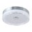 Abra Lighting Iris 1 Light 3CCT 12" Low Profile Flushmount, Chrome