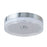 Abra Lighting Iris 1 Light 3CCT 12" Low Profile Flushmount, Chrome