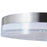 Abra Lighting Iris 1 Light 3CCT 16" Low Profile Flushmount, Nickel