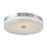 Abra Lighting Iris 1 Light 3CCT 16" Low Profile Flushmount, Chrome