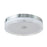 Abra Lighting Iris 1 Light 3CCT 16" Low Profile Flushmount, Chrome