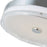 Abra Lighting Iris 1 Light 3CCT 16" Low Profile Flushmount, Chrome