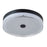 Abra Lighting Iris 1 Light 3CCT 16" Low Profile Flushmount, Black