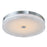 Abra Lighting Iris 1 Light 3CCT 20" Low Profile Flushmount, Chrome