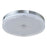 Abra Lighting Iris 1 Light 3CCT 20" Low Profile Flushmount, Chrome
