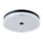 Abra Lighting Iris 1 Light 3CCT 20" Low Profile Flushmount, Black