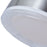 Abra Lighting Waves 1 Light 12" Ribbed Acrylic Flushmount, Nickel