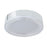 Abra Lighting Waves 1 Light 12" Ribbed Acrylic Flushmount, Chrome