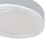 Abra Lighting Waves 1 Light 12" Ribbed Acrylic Flushmount, Chrome