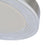 Abra Lighting Waves 1 Light 16" Ribbed Acrylic Flushmount, Nickel