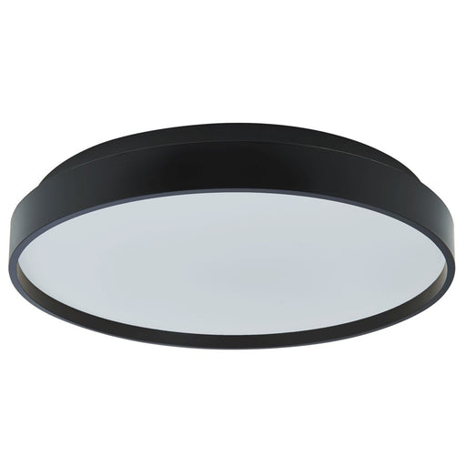 Abra Lighting Tambourine 1 Light 10" Flushmount, Black