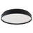 Abra Lighting Tambourine 1 Light 10" Flushmount, Black
