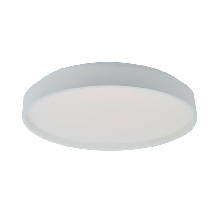 Abra Lighting Tambourine 1 Light 10" Flushmount, White