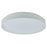Abra Lighting Tambourine 1 Light 10" Flushmount, White