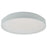 Abra Lighting Tambourine 1 Light 10" Flushmount, White