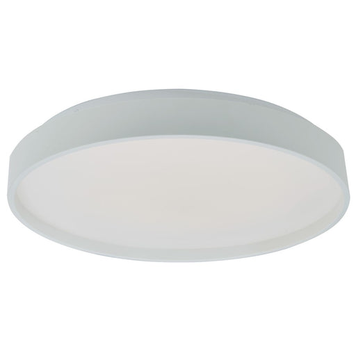 Abra Lighting Tambourine 1 Light 10" Flushmount, White